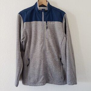 NWT - Orvis Men's Gray and Blue Full Zip Jacket - Size L